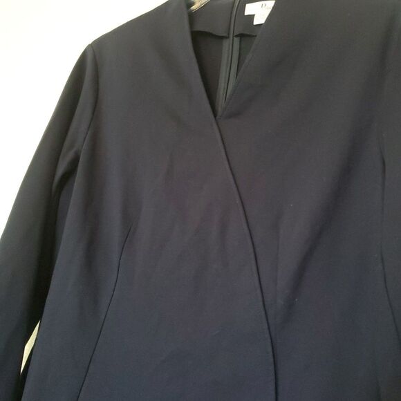 D uniforms Christian Dior womens long sleeve top blouse shirt size US 14 Blue - Picture 11 of 16